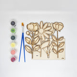 DIY Wood Paint Kit - Flowers