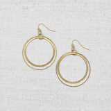 Glory Earrings-Brass