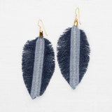 Refuge Earrings - Denim