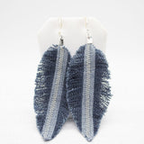 Refuge Earrings - Denim