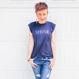 Shine Sleeveless Shirt