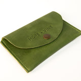 Coin Purse with Button Stud