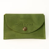 Coin Purse with Button Stud