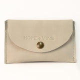Coin Purse with Button Stud