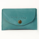 Coin Purse with Button Stud
