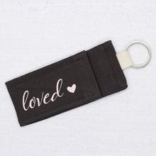Load image into Gallery viewer, Loved Lip Balm Keychain - brown